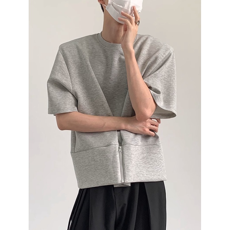 Áo Thun Nam Tay Ngắn Dáng Rộng Thời Trang Phong Cách Hàn Quốc