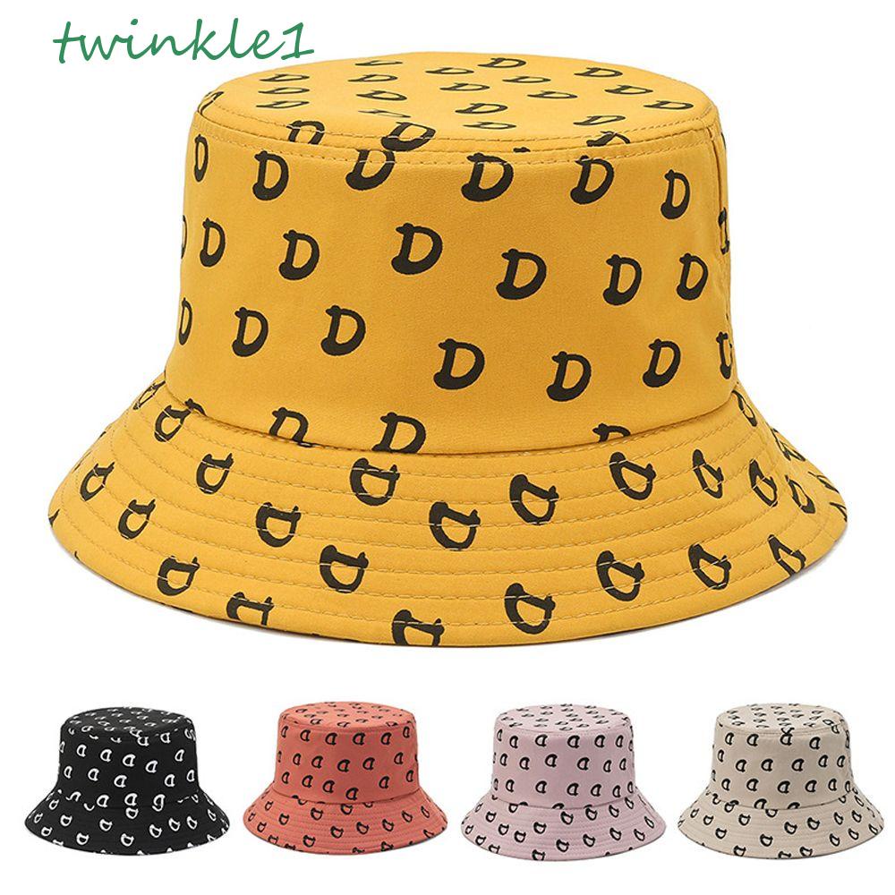 TWINKLE Mũ Tai Bèo In Chữ D Thiết Kế Đơn Giản Thời Trang Hàn Quốc