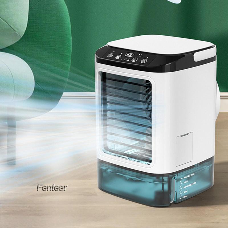 Quạt Làm Mát Mini 2 Chế Độ Phun Sương Không Có Hộp Đá