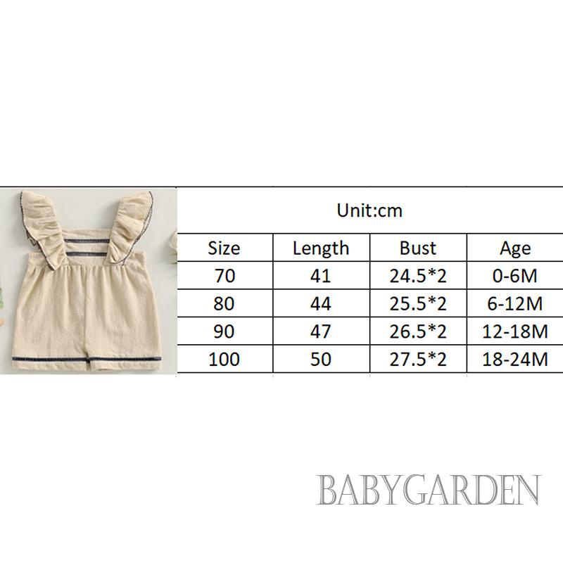 Áo Liền Quần Mùa Hè Tay Ngắn Cổ Vuông Màu Sắc Thời Trang Dành Cho Bé Gái 0-24 Tháng Tuổi