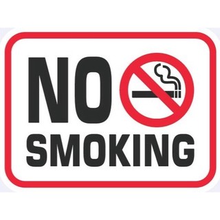 Tem dán decal Không Hút Thuốc - No Smoking, Tem Được Hút Thuốc Smoking area Dán ôtô Văn Phòng Trường Học Nhà Hàng M27