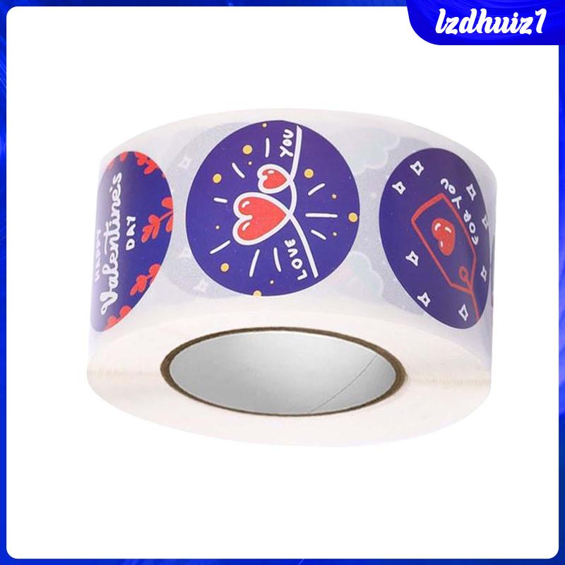 Set 500 Nhãn Dán Trang Trí Phong Bì Ngày Lễ Tình Nhân