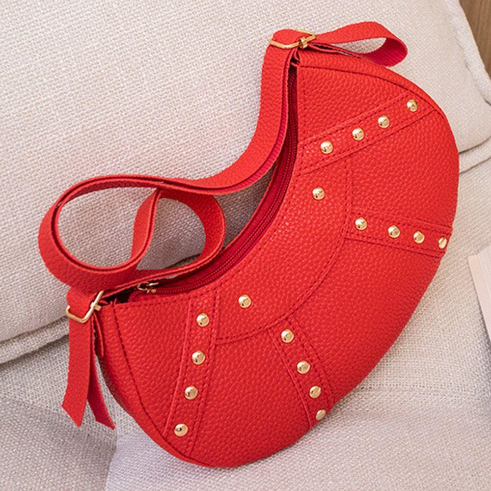 OSIER1 Túi Đeo Vai / Kẹp Nách Bằng Da PU Phong Cách Cá Tính Cho Nữ