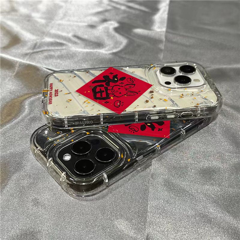 Ốp Điện Thoại Dẻo Trong Suốt Họa Tiết Chú Thỏ Dễ Thương Cho Iphone14Promax 2023iPhone14promax xr8 13127 / 11 / 7UN5