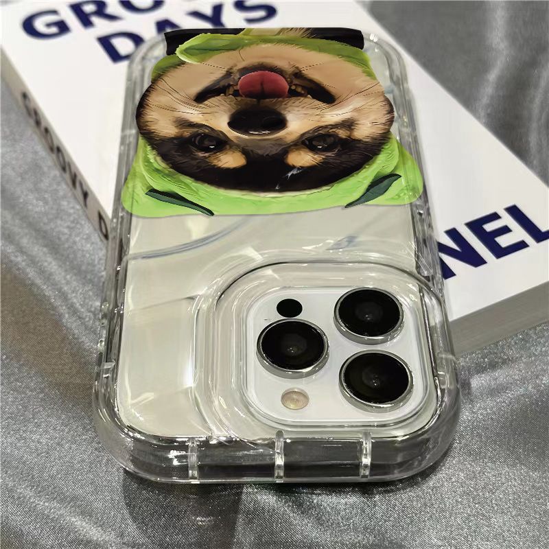 Ốp Điện Thoại Mềm Trong Suốt In Hình Chú Cún Dễ Thương Cho Iphone 117 8 Xr 14 Pro Max 1312