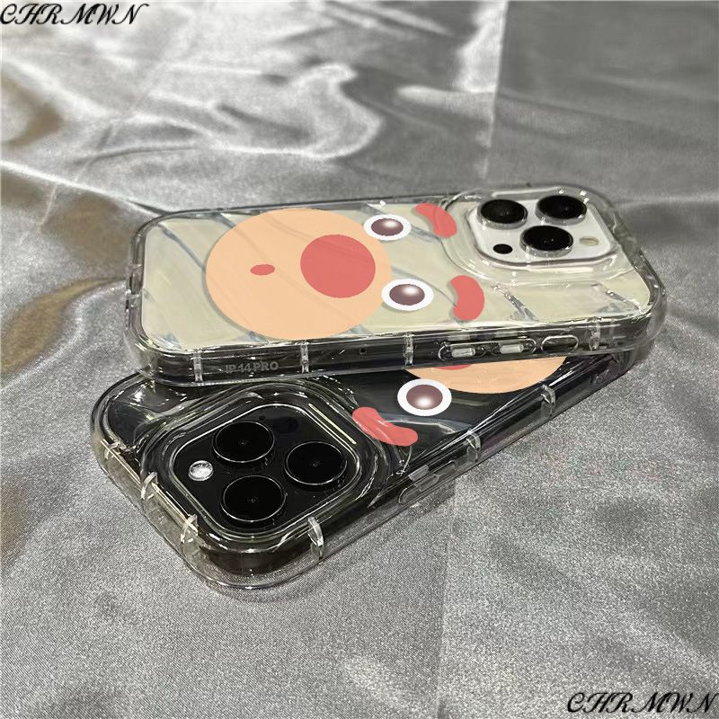 Ốp Điện Thoại Mềm Trong Suốt In Hình Gấu Hồng Dễ Thương Cho Iphone xr11 7 / Han Han Bear 8iPhone14promaxplus / 1312 / sins