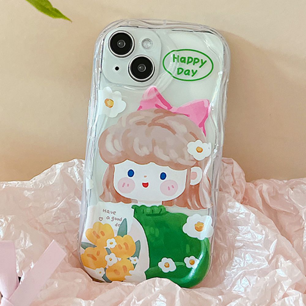 Ốp Điện Thoại TPU Mềm Trong Suốt Chống Sốc In Họa Tiết Graffiti Dễ Thương Dành Cho IPhone 11 12 13 14 Pro Max