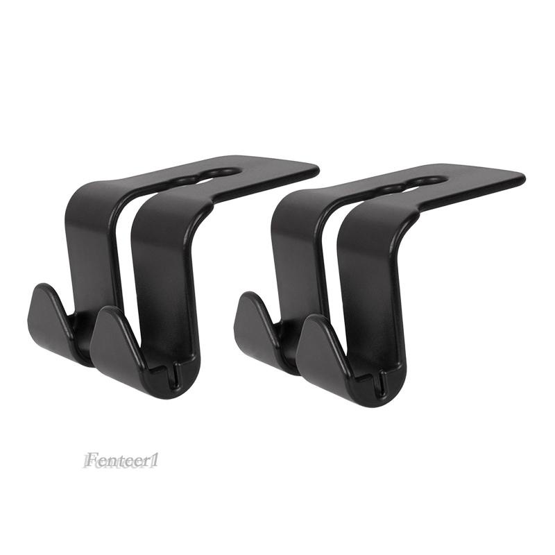 Set 2 Móc Treo Đồ Gắn Lưng Ghế Xe Hơi SUV Fenteer1 Tiện Dụng
