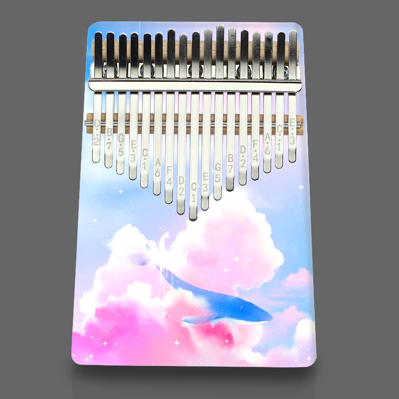 Đàn Kalimba 17 Phím Nhiều Màu Sắc Dành Cho Người Mới Bắt Đầu
