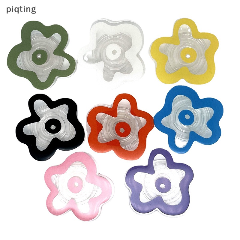 Piqt 1 Giá Đỡ Điện Thoại Bằng Acrylic Hình Hoa Đa Chức Năng Có Thể Gập Lại