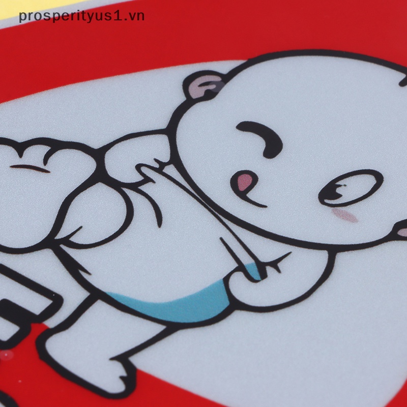 [prosperityus1] Nhãn Dán Vinyl In Chữ Baby on Board Trang Trí Xe Hơi Xe Tải SUV [VN]
