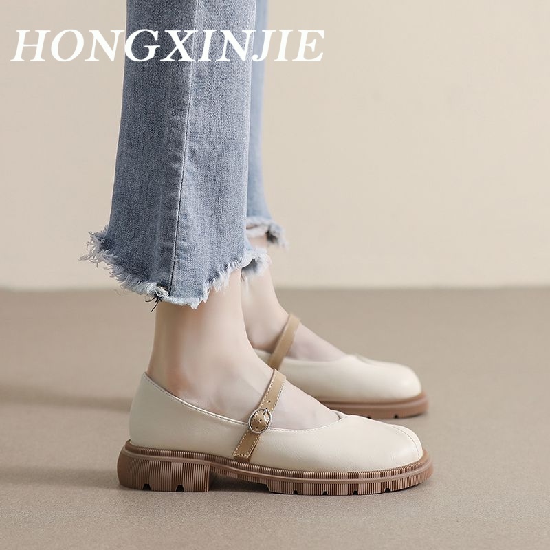 HONGXINJIE Giày búp bê giày nữ 2023NEW Sản phẩm mới vào Mùa thu thời trang 062716