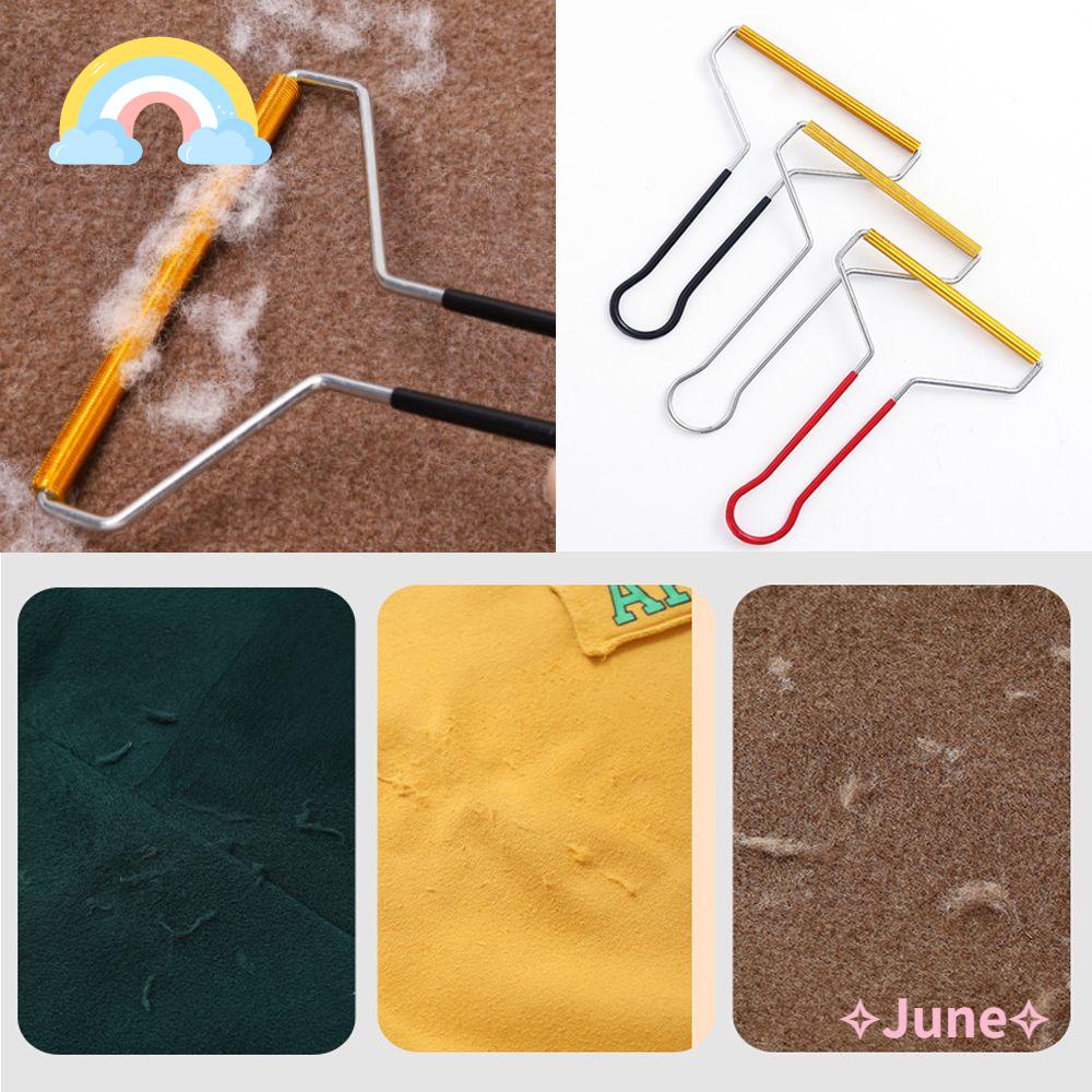 JUNE Bàn Chải Len Lông Xù Xơ Vải Quần Áo Di Động Cho Thú Cưng