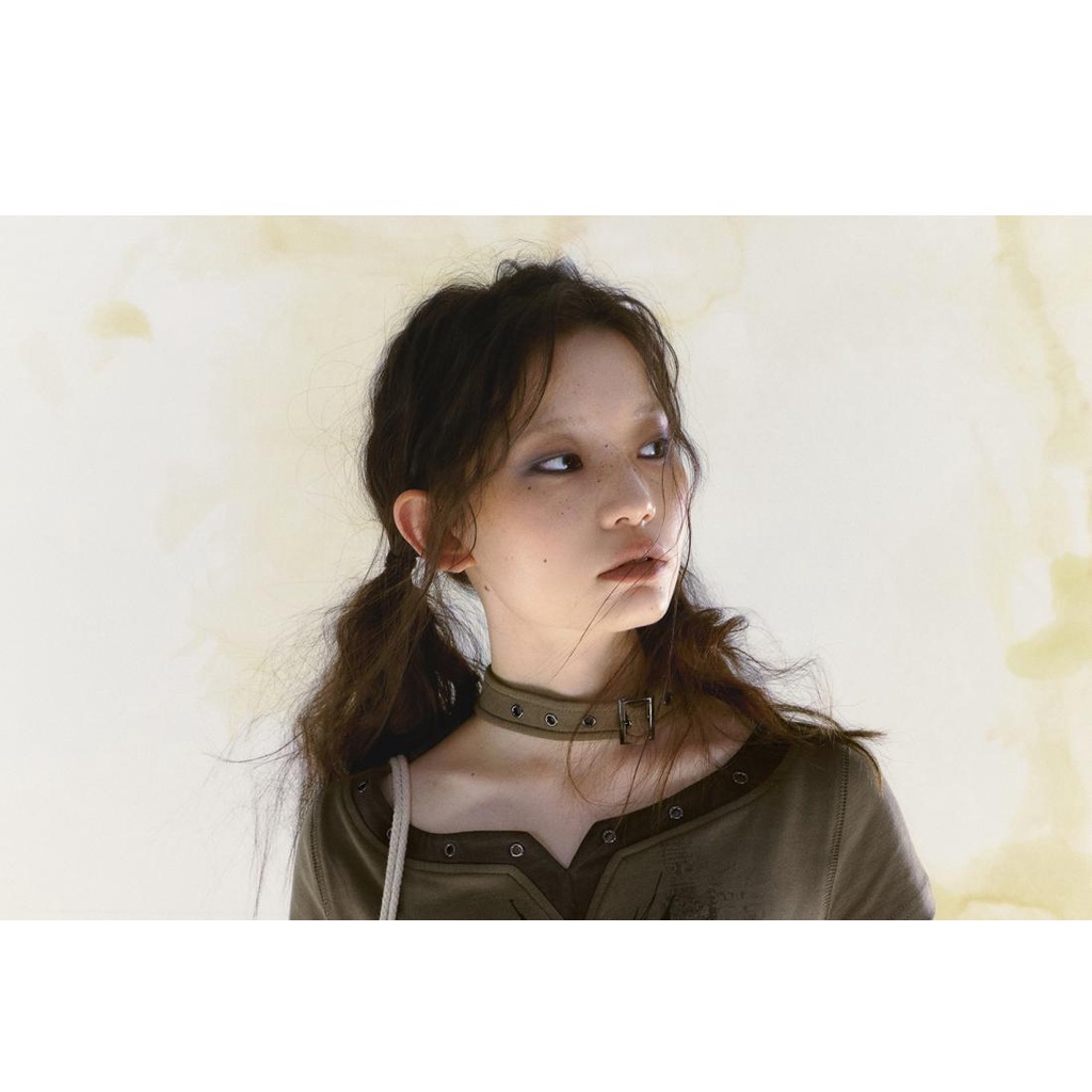 Áo Thun Tay Ngắn Cổ Chữ v In Hình Bướm Phong Cách Punk Ya Thời Trang Cho Nữ