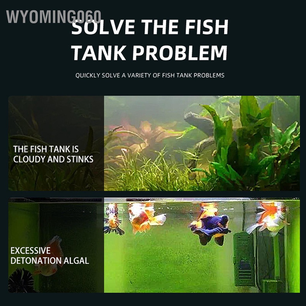 Wyoming060 Hồ Cá Tia UV Đôi Ống Thạch Anh An Toàn Kín Nhanh Lọc Nước Sạch Đèn Phích Cắm Châu Âu 220V