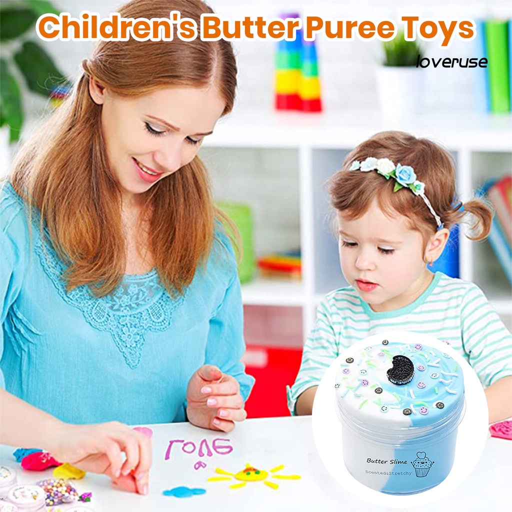 Đồ Chơi Đất Sét Mềm Dẻo Hai Màu Không Dính Giúp Giảm Căng Thẳng Cho Bé