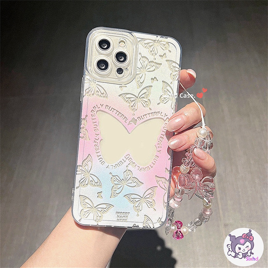 Ốp Lưng OPPO A78 A17 A57 A77s A76 A96 A16 A15 A74 A55 A54 A53 A33 A32 A31 A9 A5 A5s A3s Reno 8Z 7Z 6Z 5Z 5 A94 A95 A93 A92 A77 A52 F11 Vỏ Bọc Ghế Ngồi Xe Hơi Chất Lượng Cao Tiện Lợi Dễ Sử Dụng sixhd Ốp Điện Thoại Mềm Hình Bướm Màu Gradient Có Giá Đỡ Cho