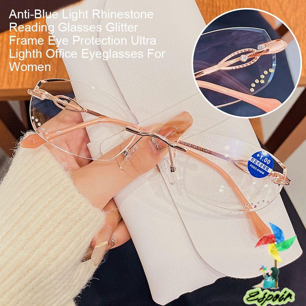 ESPO Kính Đọc Sách Chống Ánh Sáng Xanh Thiết Kế Đơn Giản Phong Cách Vintage