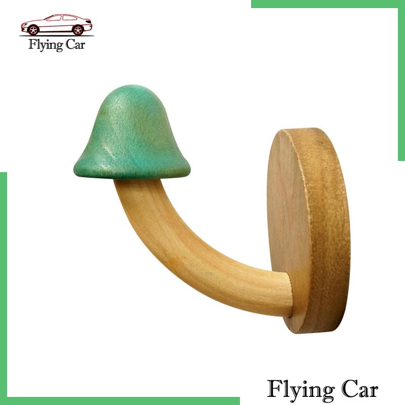 Móc Treo Áo Khoác / Mũ / Túi Xách Bằng Gỗ Kiểu Dáng Dễ Thương Tiện Dụng