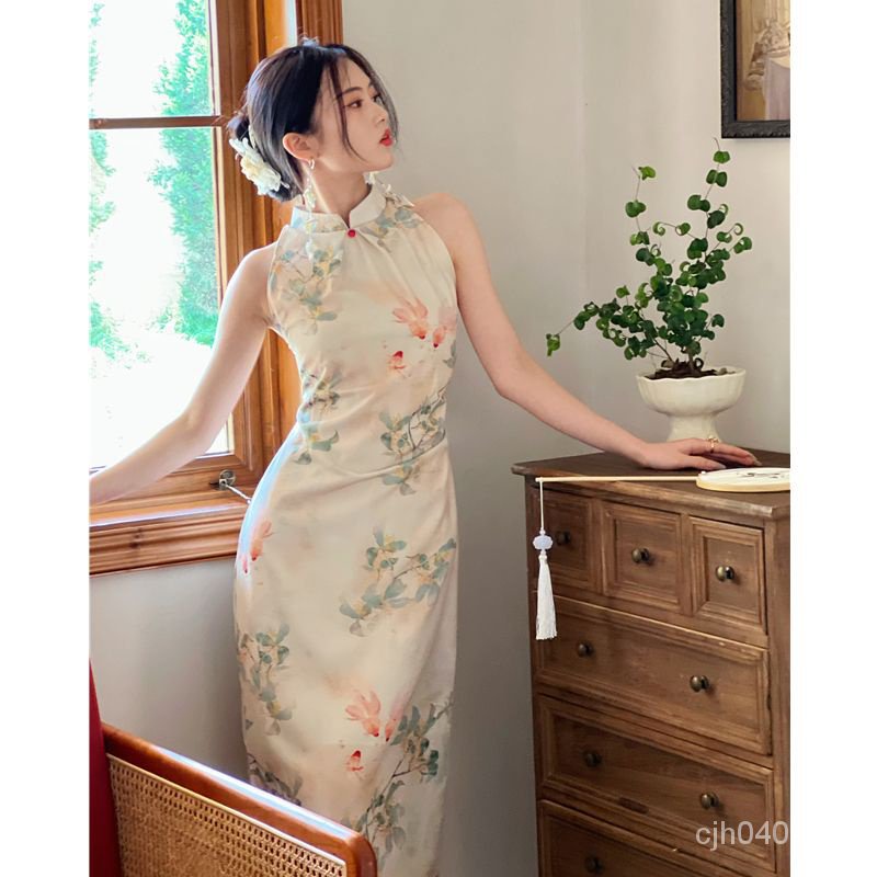 Đầm Sườn Xám Cách Tân Thiết Kế Mới Thời Trang Theo Phong Cách Trung Hoa