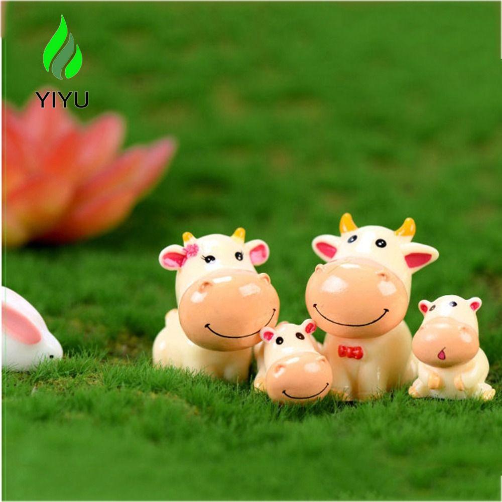 Tượng Bò Bằng Resin Không Độc Hại Dễ Thương Trang Trí Nhà Cửa