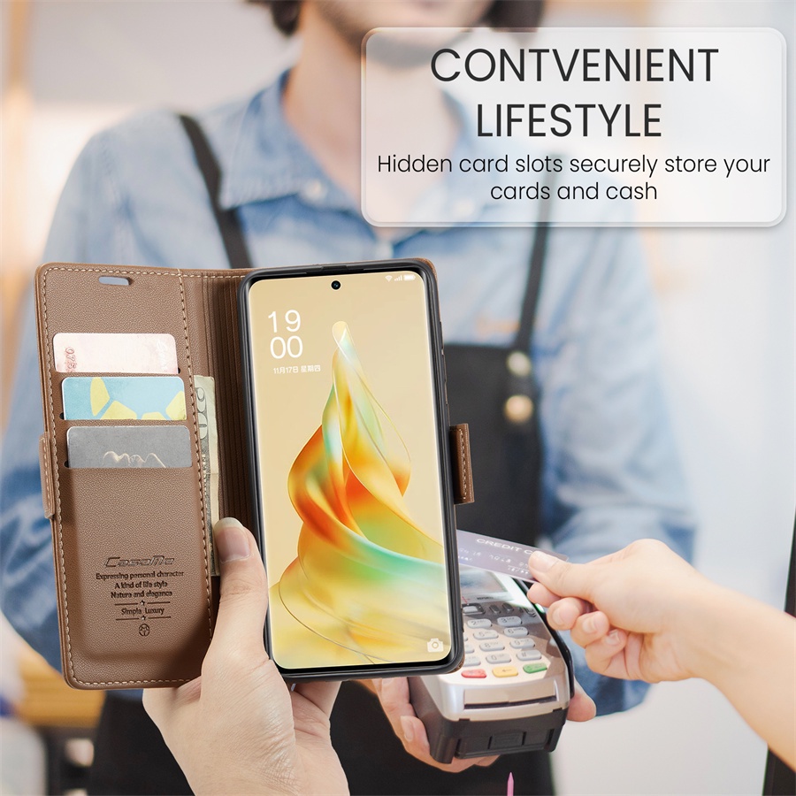 Bao Da Điện Thoại Nắp Lật Từ Tính Cho OPPO Reno8 T Reno8T 2023 hp Opo Reno 8T 8 T Z T8 Pro CPH2505 5G CPH2481 4G