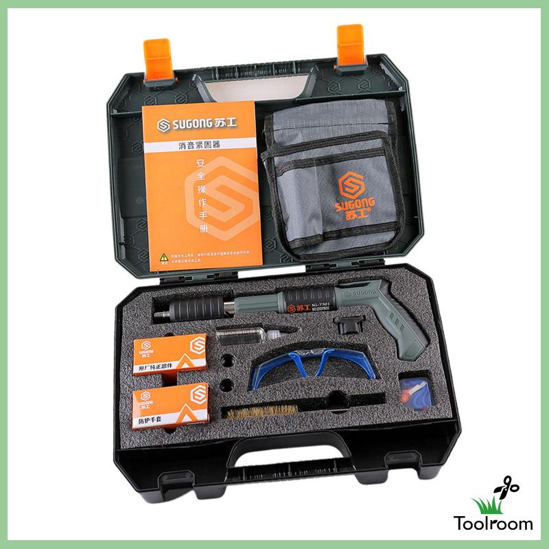 Máy Đóng Đinh Mini Yên Tĩnh Lắp Đặt Cửa Sổ Bằng Kim Loại