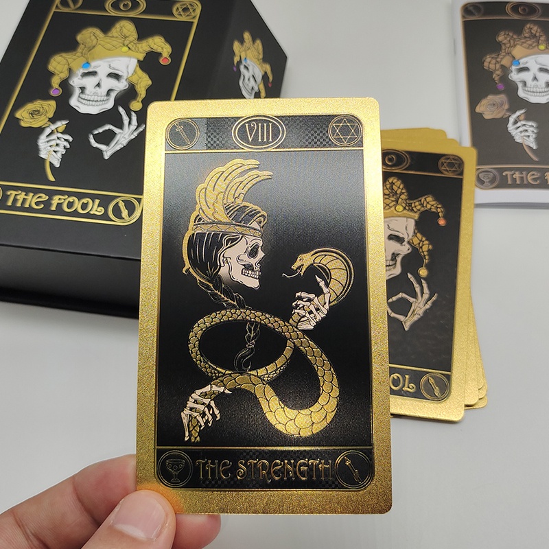 Bộ Bài tarot Bằng Nhựa pvc Chống Thấm Nước Độc Đáo Cho halloween