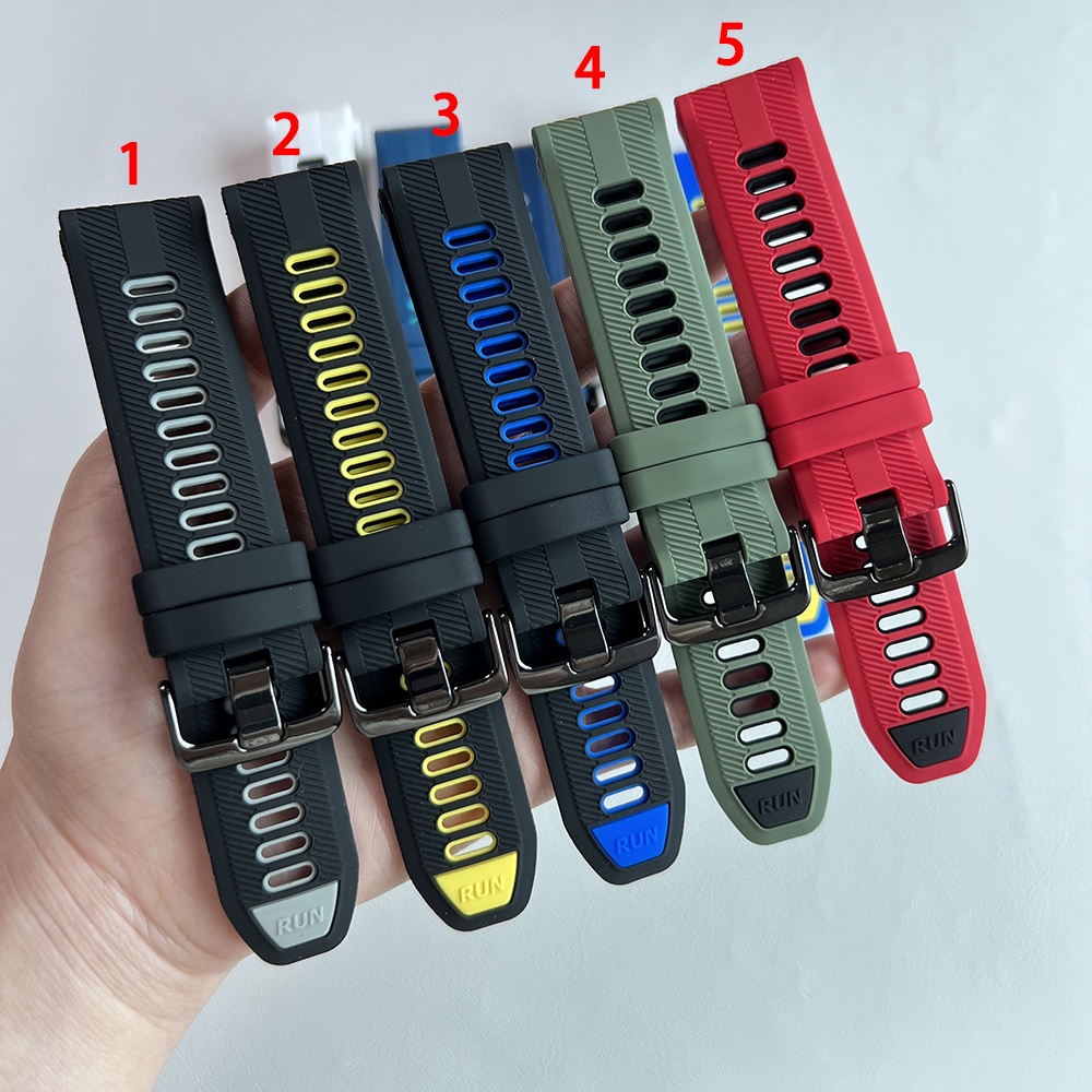 Dây Đeo Thay Thế Bằng Silicone Chống Nước Cho Garmin Forerunner 965