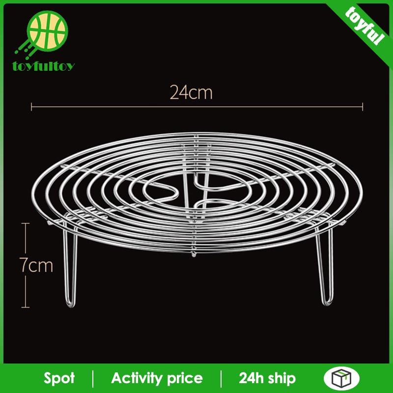 Giá Tròn Bằng Thép Không Gỉ Để Nồi Hấp Tiện Dụng Và Bền