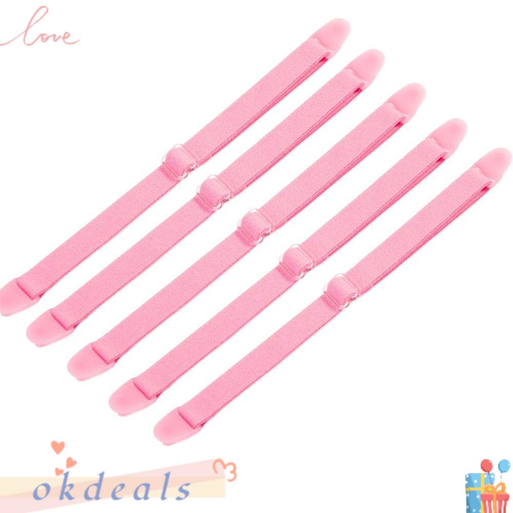 OKDEALS Set 5 Dây Đeo Mắt Kính Co Giãn Màu Hồng Thiết Thực