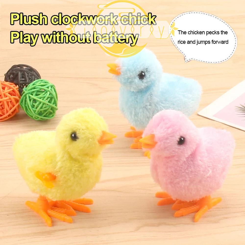 IVORY Đồ Chơi Lên Dây Cót Hình Thỏ / Gà Hoạt Hình Nhiều Màu Dễ Thương