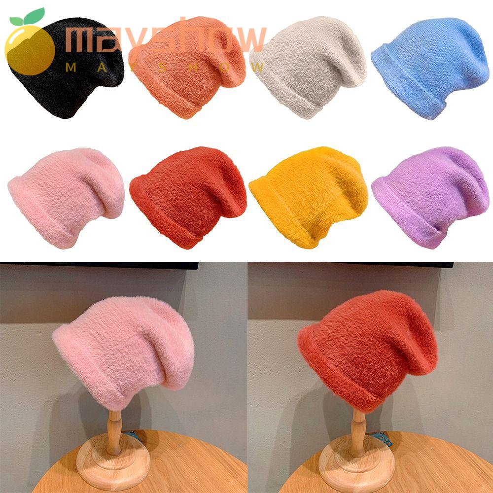 MAYSHOW Mũ Len Mềm Mại Thời Trang Cho Nữ