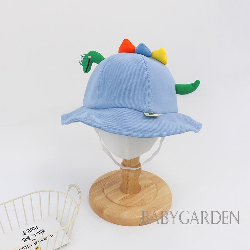 Mũ Tai Bèo Vành Rộng Họa Tiết Khủng Long Thời Trang Mùa Hè Cho Bé 1-2 Tuổi