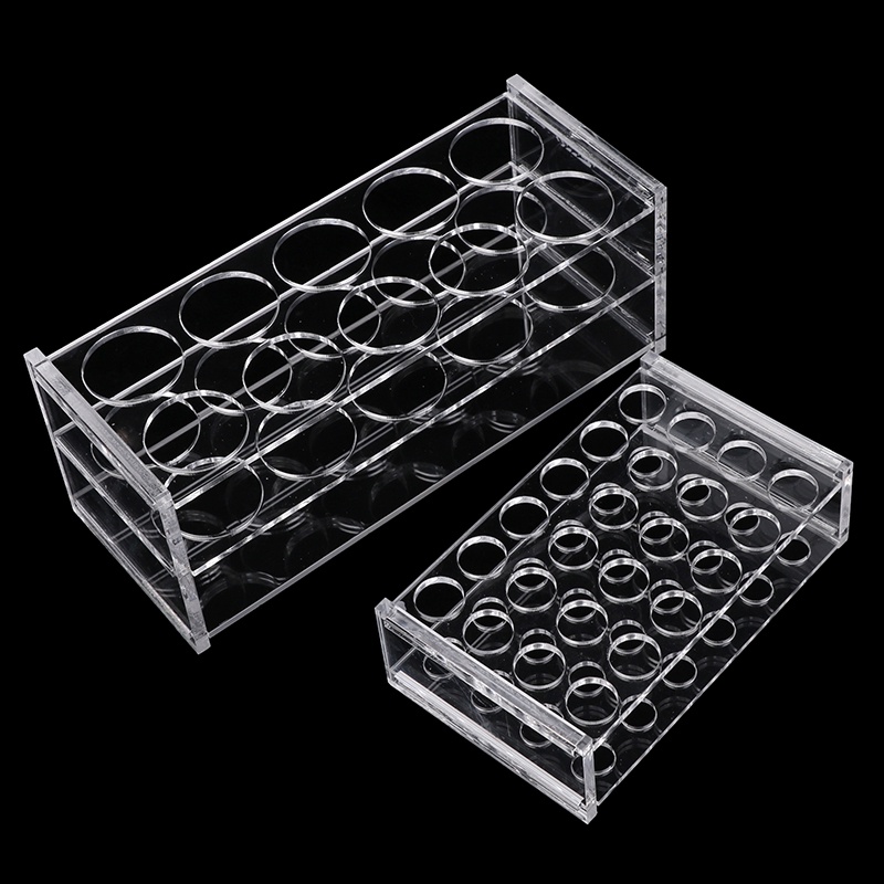 [Rangevoyage] Giá Đỡ Ống Nghiệm Trung Tâm Bằng Nhựa Trong Suốt Cho Phòng Thí Nghiệm [vn]