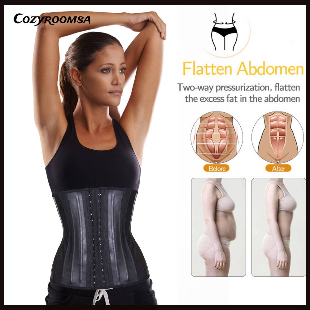 Đai Quấn Bụng 25 Xương Thép Mặt Nhám Thoáng Khí Tạo Dáng Eo Thon Cho Nữ Dự Tiệc