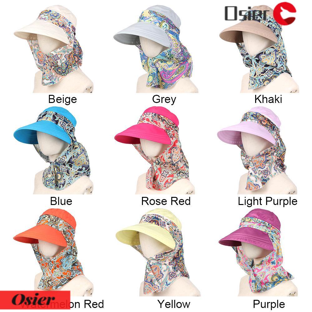 OSIER1 Mũ Rộng Vành Che Nắng Thời Trang Đi Biển Mùa Hè