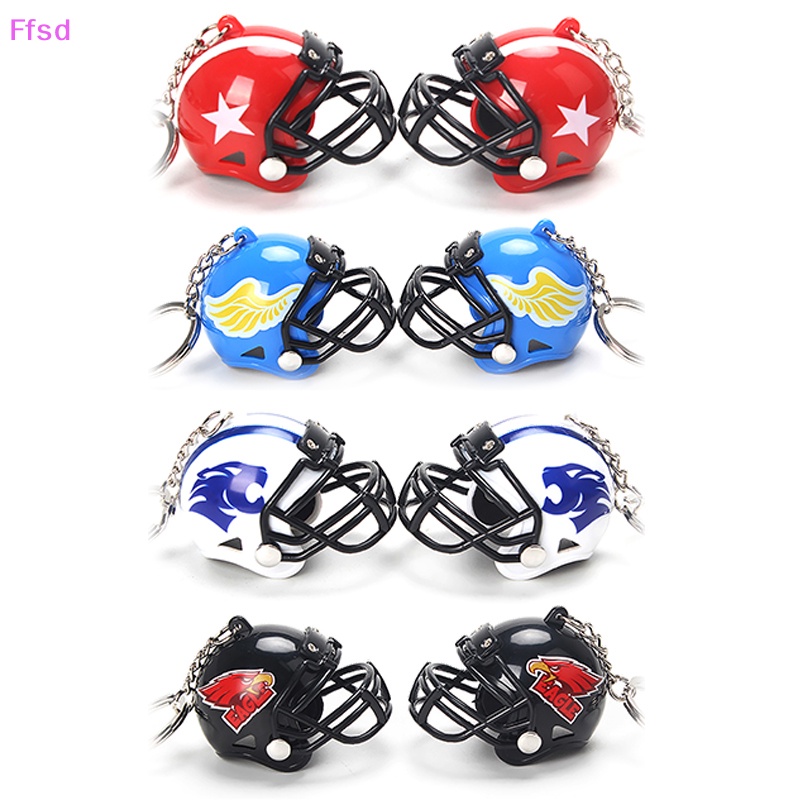 {Ffsd} Móc Chìa Khóa / Mũ Bảo Hiểm / Móc Khóa Thể Thao Hình Cầu Thủ Bóng Bầu Dục Mỹ Bán Chạy * Bán Chạy