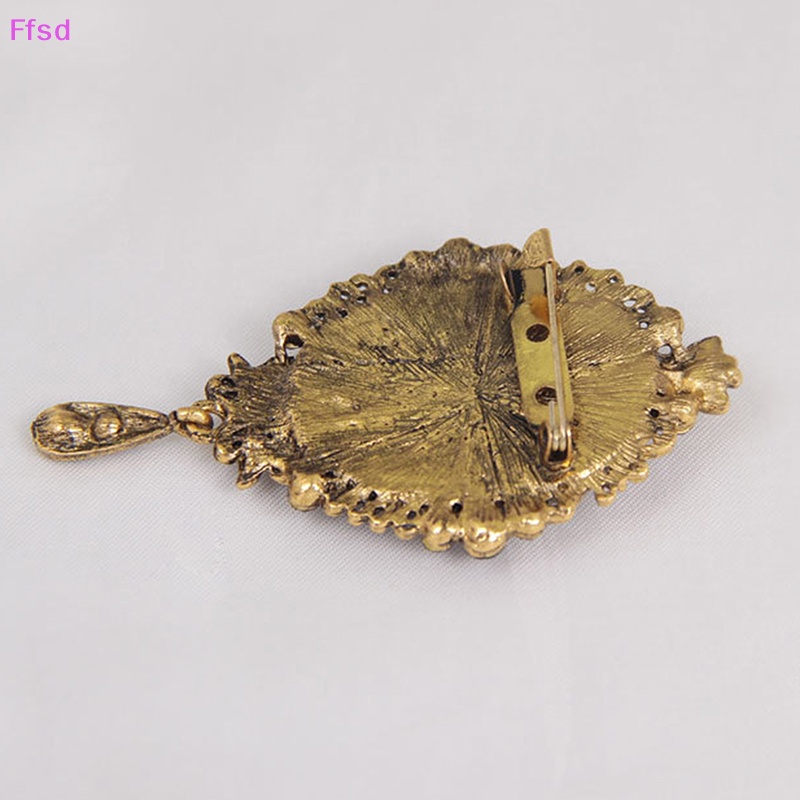 {Ffsd} Trâm Cài Áo Pha Lê Phong Cách Cameo Victorian Mới Cho Tiệc Cưới * Bán Chạy