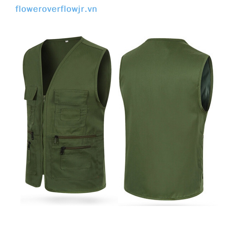 Áo Khoác Ghi Lê Nhiều Túi FJR Câu Cá / Leo Núi / Chụp Ảnh Ngoài Trời Cho Nam