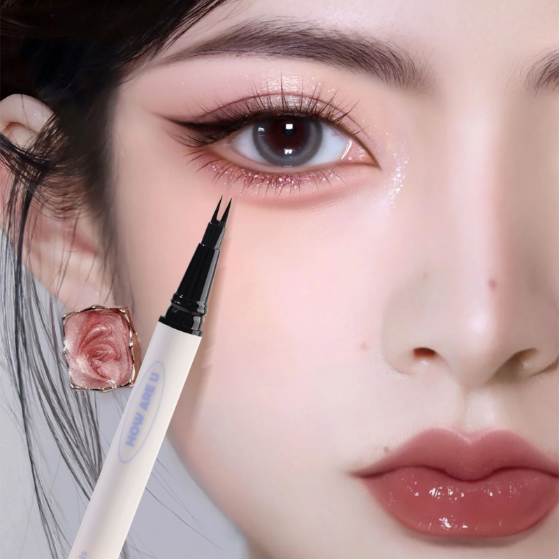 Bút Kẻ Mắt / Kẻ Lông Mày Dạng Lỏng Hai Đầu Siêu Mỏng Nhanh Khô Chống Thấm Nước / Chống Mồ Hôi Lâu Trôi Trang Điểm Tự Nhiên