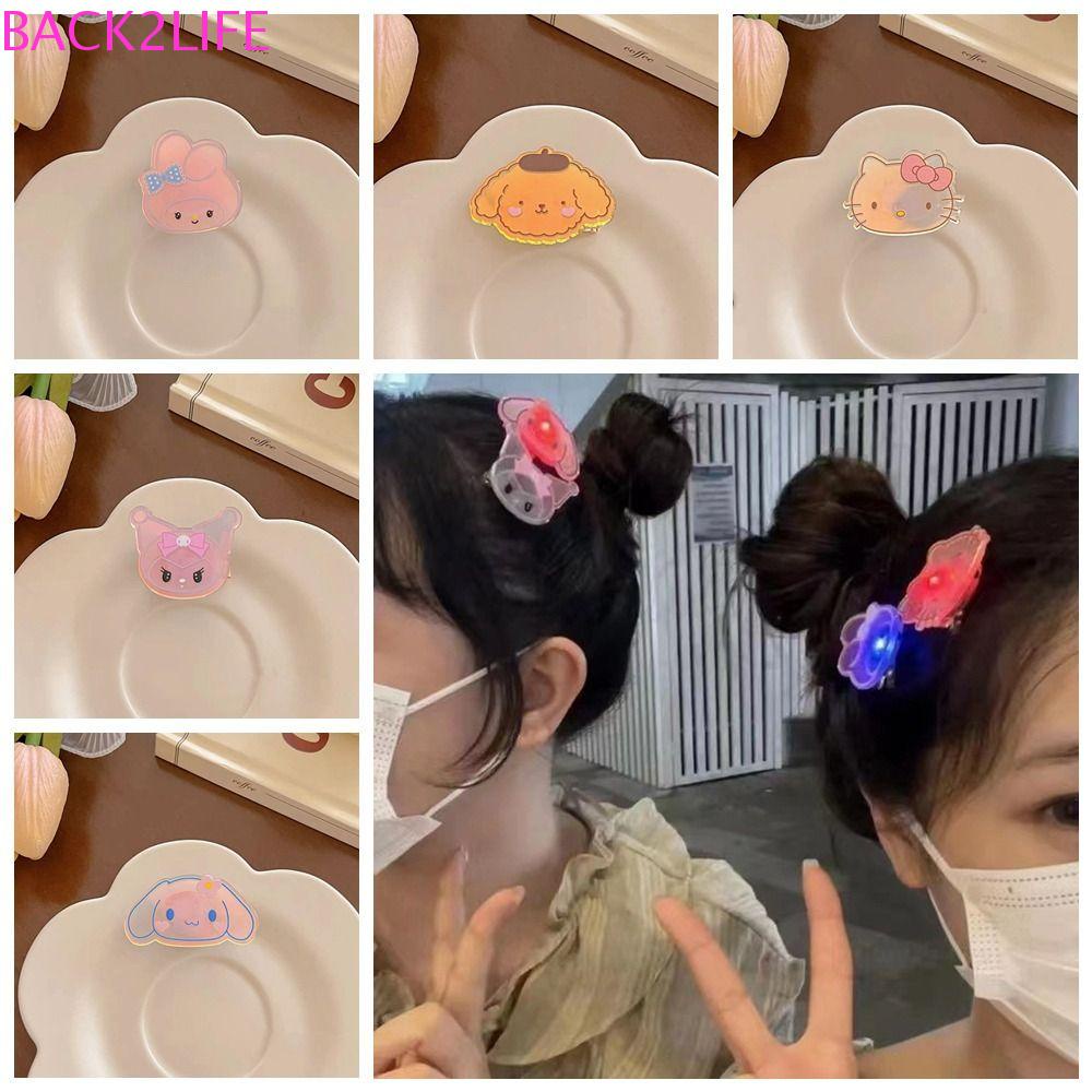 BACK2LIFE Kẹp Tóc Hình Mèo Melody / Chó Mèo Dễ Thương Cho Bé Gái