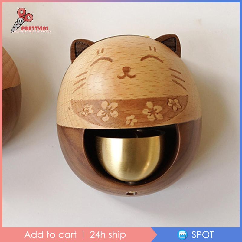 Chuông Gió Hình Mèo May Mắn Sáng Tạo Trang Trí Cửa Hàng