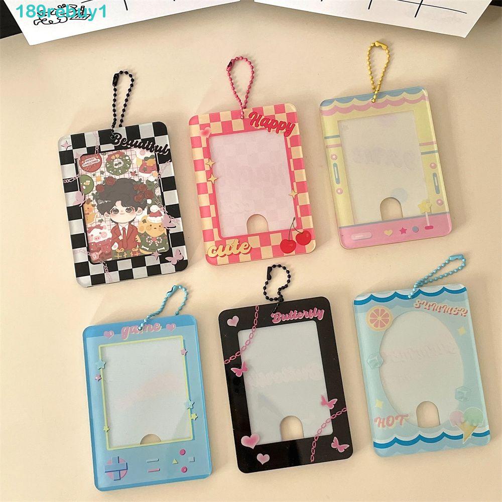 REBUY1 Ốp Điện Thoại Có Móc Khóa / Thẻ Hình Thần Tượng Xinh Xắn