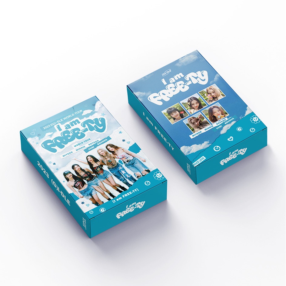 55pcs/box I-DLE I am FREE-TY Photocards Album Lomo Cards GIDLE Kpop Postcards New Arrivals