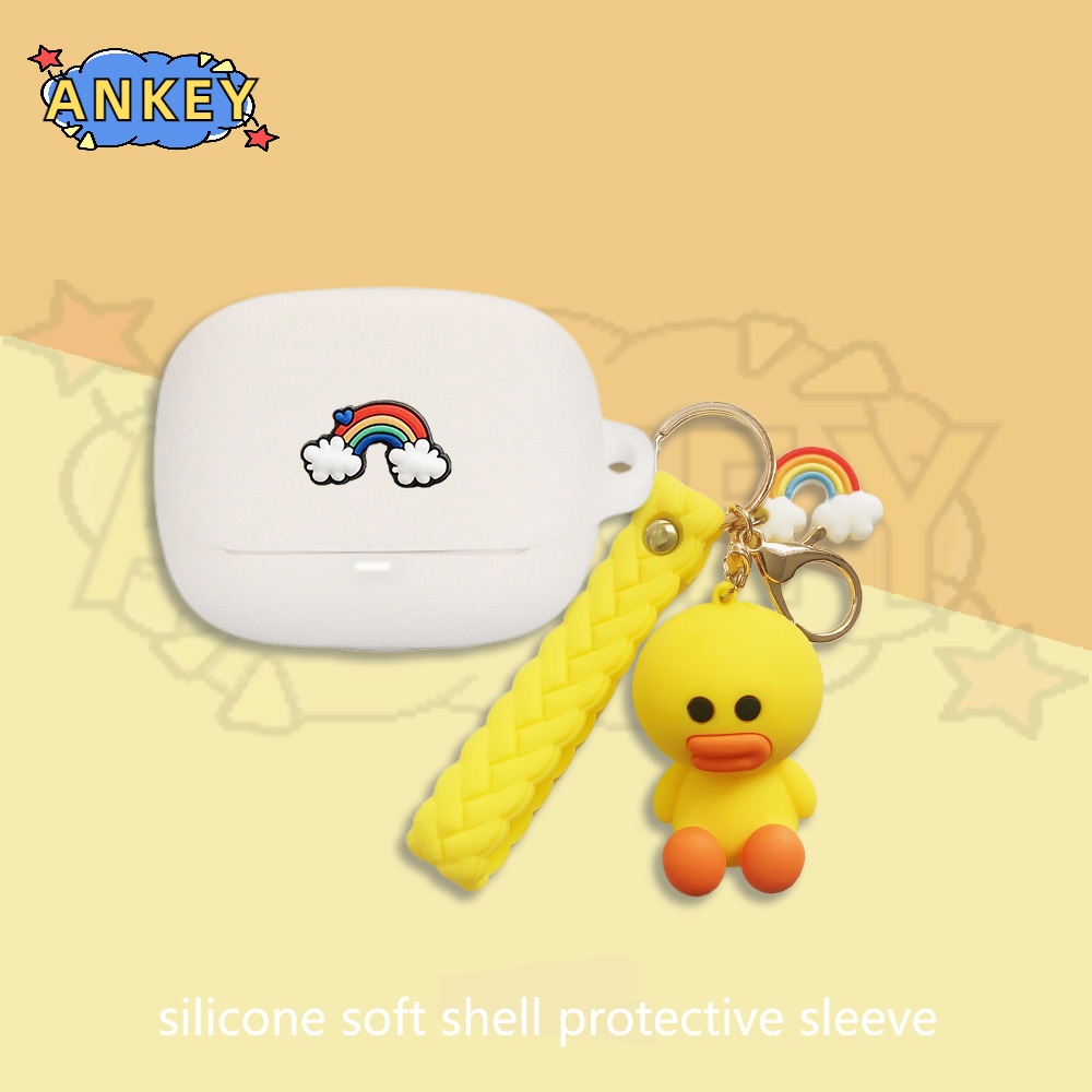 For Baseus Bowie M2s M2 M2+ E9 W3 Case Earphone Silicone Case Black Kuromi Earbuds Soft Protective Headphone Cover Headset Skin