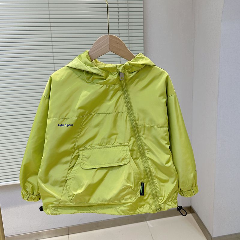 Áo Khoác Gió Có Khóa Kéo Phong Cách Hàn Quốc Thời Trang Xuân Thu 2023 Mới Cho Bé Trai