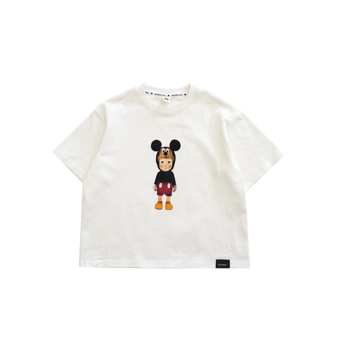 Áo Thun Oversize Tay Ngắn Unisex Bằng Cotton 2023