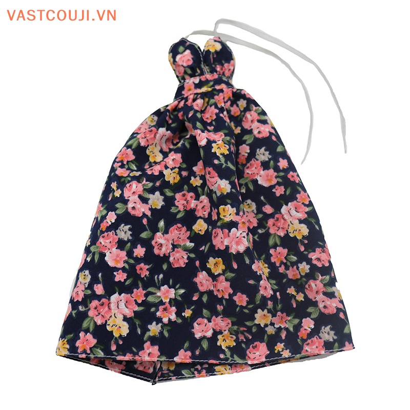1 Đầm Hai Dây Họa Tiết Hoa Xinh Xắn Cho Búp Bê VASTJI