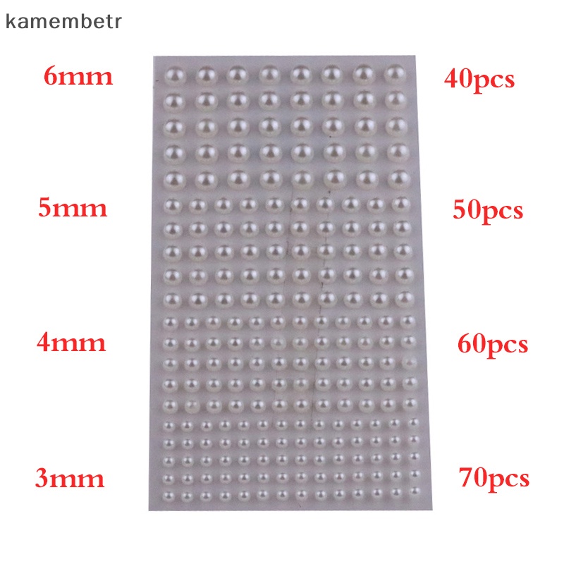 Miếng Dán Trang Trí Tóc Tự Dính Đính Ngọc Trai